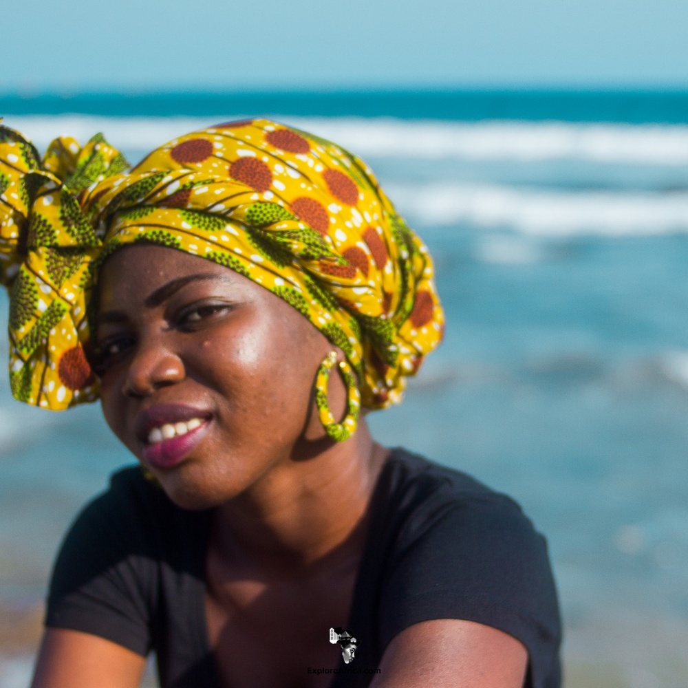 Head Wrap Only: African Print Ankara Headwrap - 2 - Picture 4 of 4